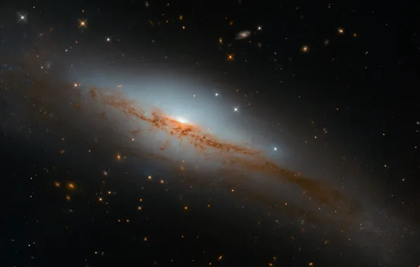 Космос, пыль, газ, вещество, спиральная галактика, NGC 3749