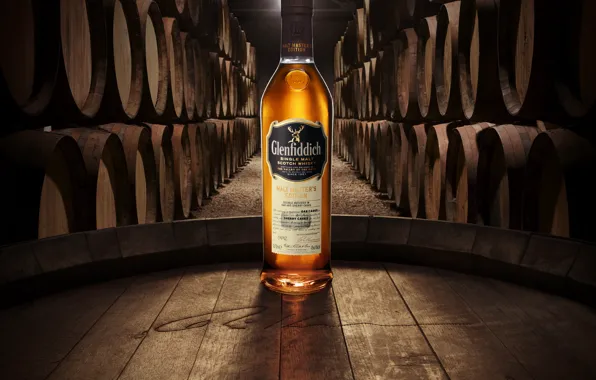 Олень, бочки, Виски, Scotland, односолодовый, single malt, glenfiddich