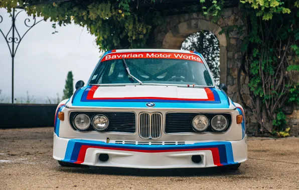 BMW, front, 1973, BMW 3.0 CSL, grille, E9