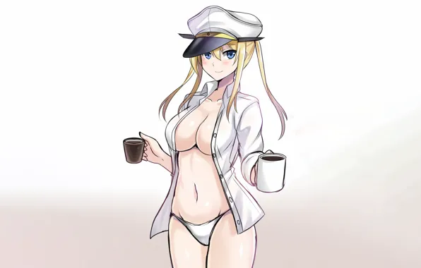 Girl, sexy, lingerie, pantsu, cleavage, panties, long hair, boobs