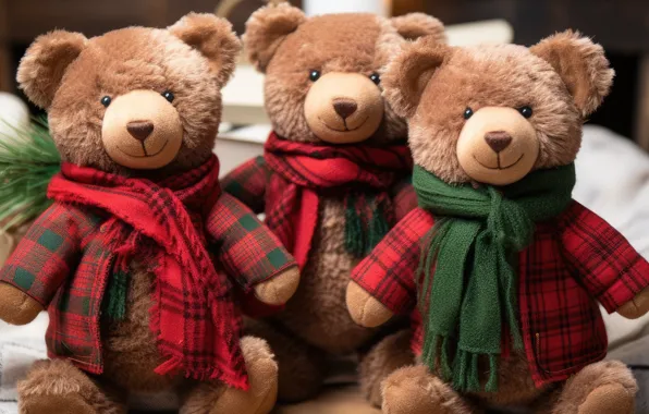 Игрушка, игрушки, медведь, медведи, Рождество, мишка, Новый год, медвежонок