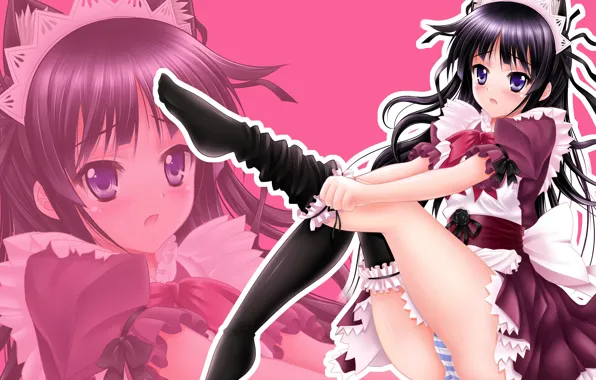 Girl, sexy, lingerie, ass, pantsu, K-On, panties, thighhighs