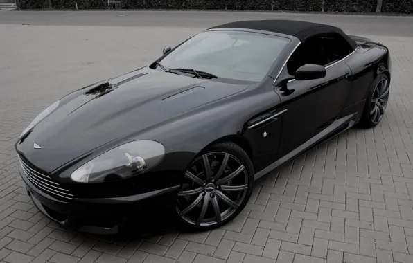 Aston Martin, черный, DB9, black, Астон Мартин, ДБ9, 21"