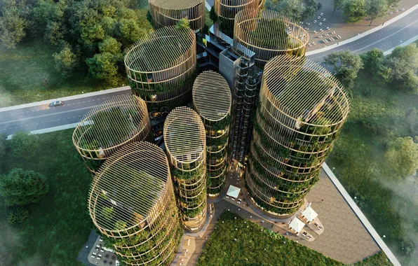 Парк, дороги, сооружение, архитектура, Impossible to think Green without Trees!