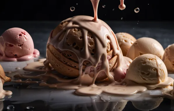 Food, ice cream, AI art, Stable Diffusion