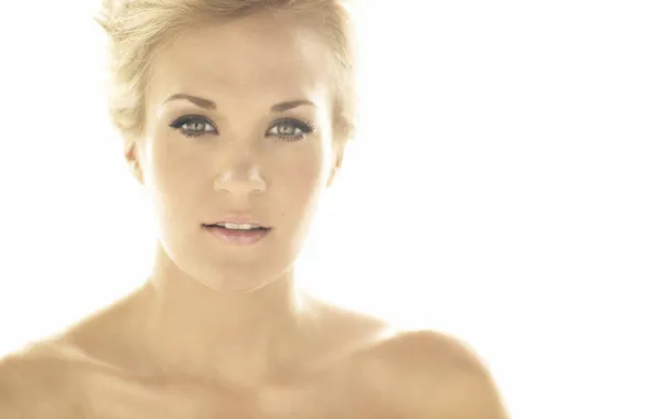 Взгляд, блондинка, певица, Carrie Underwood, country, Кэрри Андервуд
