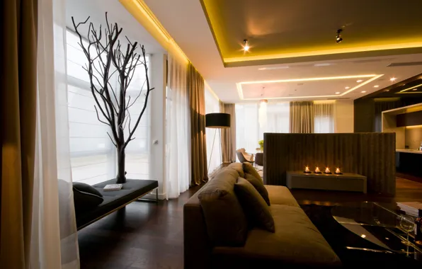 Картинка дизайн, стиль, комната, интерьер, elegant luxury apartment
