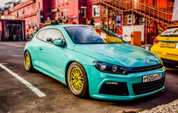Car, volkswagen, scirocco, stance