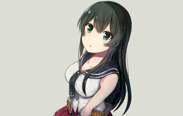 Girl, sexy, boobs, anime, beautiful, pretty, brunette, breasts
