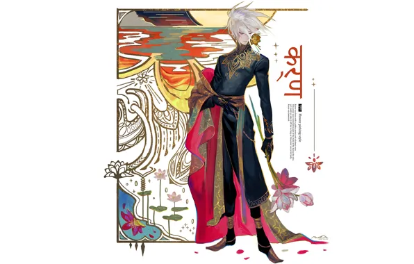 Рамка, парень, Fate / Grand Order, Red Lancer, Судьба великая кампания