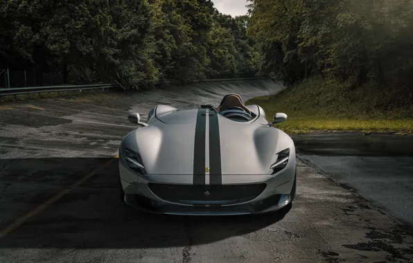 Ferrari, Front, Grey, Monza, Face, Novitec, 2020, Ferrari Monza SP1