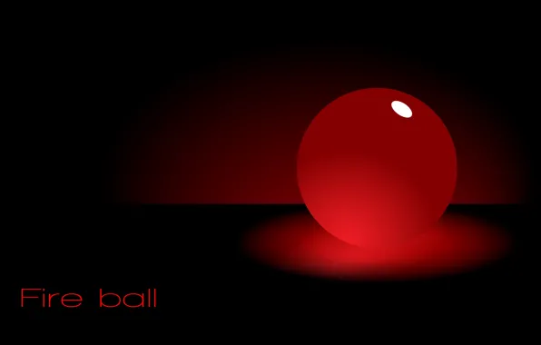 Красный, шар, обои на рабочий стол, огненный шар, Fire ball