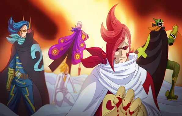 One Piece, anime, manga, japonese, Germa 66