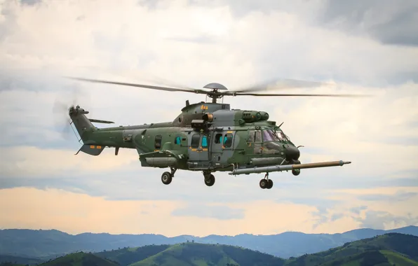 Army, helicopter, Brazil, Brazilian army, H225M Helibras