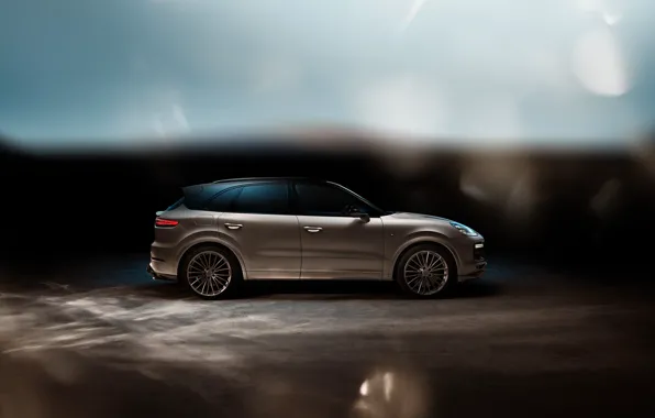 Porsche, вид сбоку, Turbo, 2018, Cayenne, TechArt
