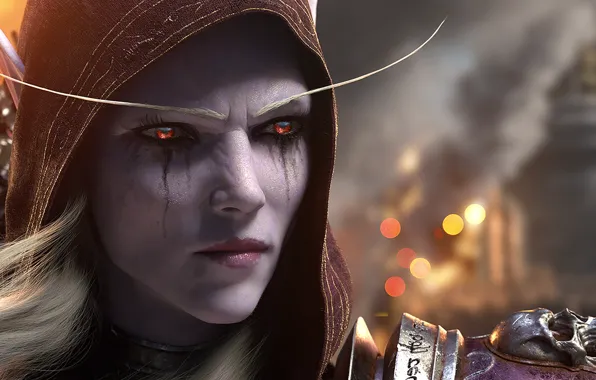 Картинка World Of Warcraft, Silvanas Windrunner, Битва за Азерот