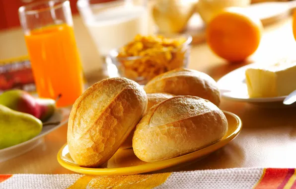Картинка juice, bread, breakfast, bread products