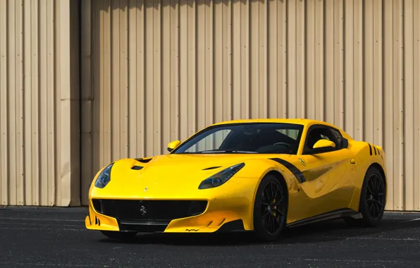 Картинка Ferrari, Yellow, F12, TDF
