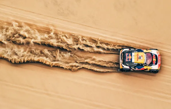 Картинка Red Bull, sand, Rally