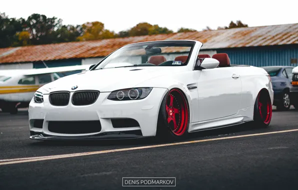 Bmw, turbo, red, white, tuning, coupe, power, cabrio
