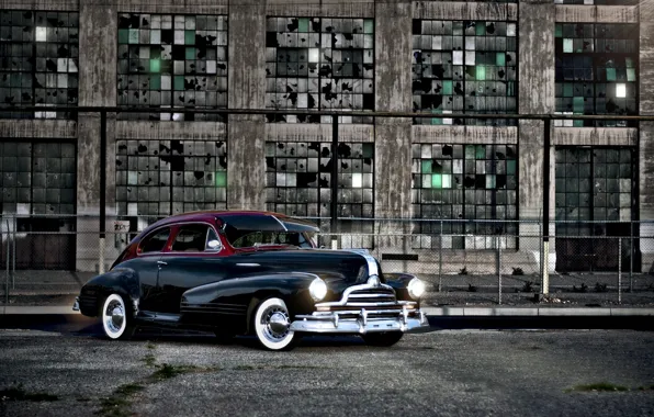 Картинка машина, фон, Pontiac'47