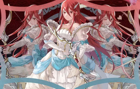 Девушка, коллаж, Fire Emblem