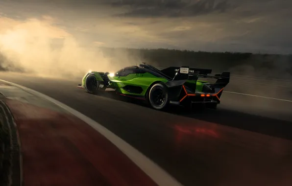 Картинка Lamborghini, track, racing car, Lamborghini SC63