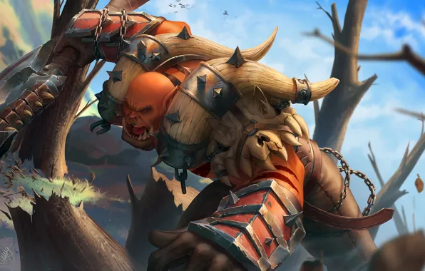 Картинка World of Warcraft, warcraft, wow, art, hots, garrosh hellscream