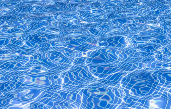 Вода, прозрачность, свет, линии, блики, отражение, плитка, разводы