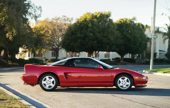 Acura, NSX, Acura NSX, side view