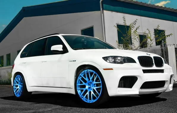 Тюнинг, BMW, белая
