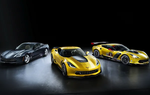 Картинка фон, Z06, Corvette, Chevrolet, Шевроле, суперкар, передок, Stingray