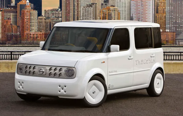 Concept, nissan, electric, minivan