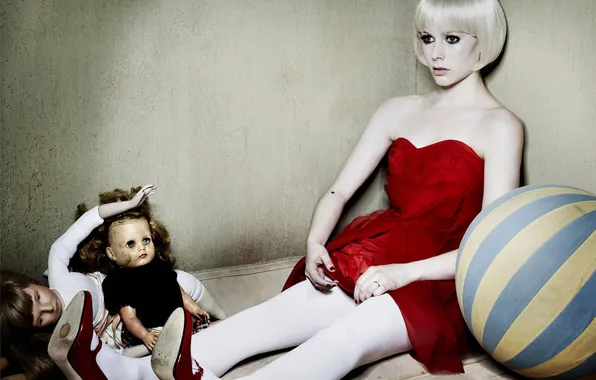 Картинка игрушка, мяч, кукла, Avril Lavigne
