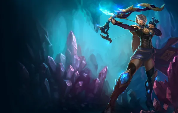 League of Legends, Ashe, LOL, Лига Легенд, ADK, АДК, ЛОЛ