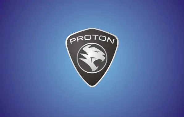 Картинка голубой, лого, logo, blue, fon, протон, proton
