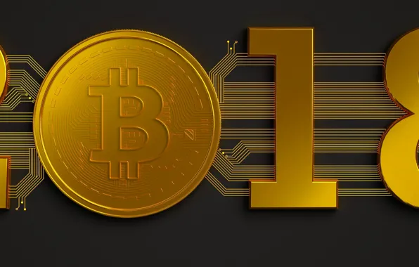 Картинка gold, 2018, fon, coin, bitcoin, биткоин, btc