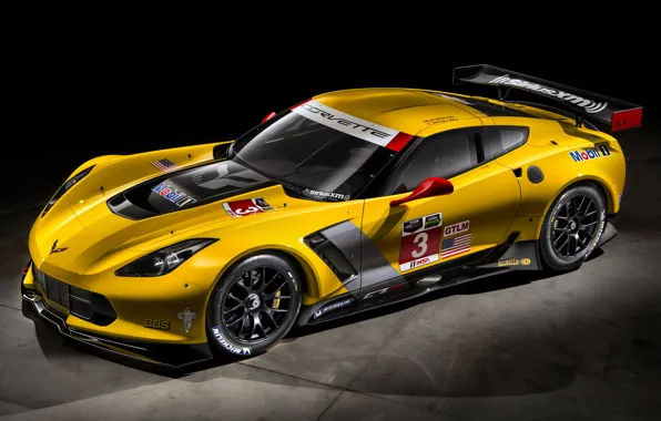 Corvette, chevrolet, yellow