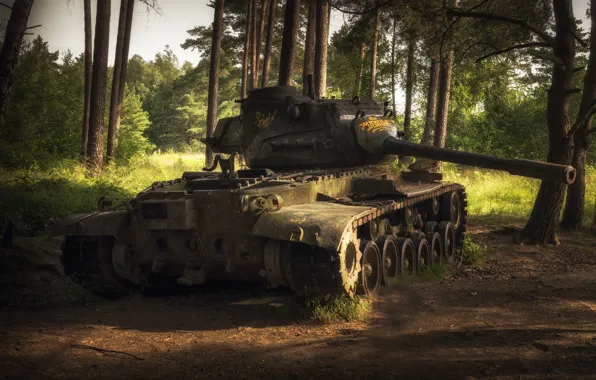 Картинка оружие, танк, лом, M47