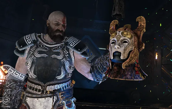Kratos, God of War, Кратос, God of War 4, Santa Monica Studio, Призрак Спарты, Броня …