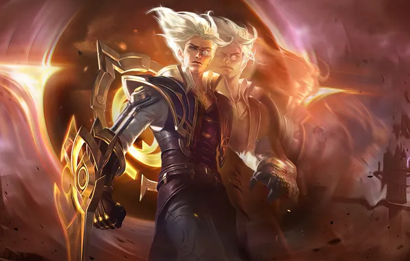 Магия, фэнтези, мужчина, Nathan, Mobile Legends: Bang Bang!