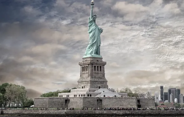 Картинка свобода, статуя, New York