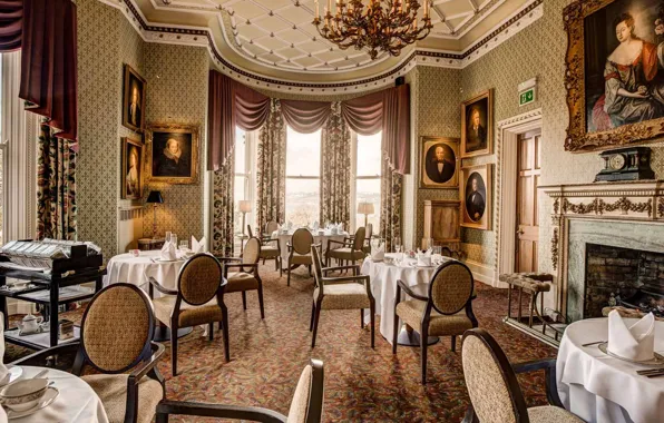 Интерьер, ресторан, отель, помещение, Belfast