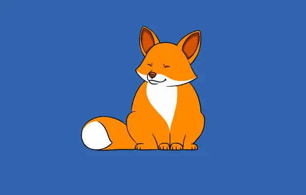 Минимализм, лиса, fox