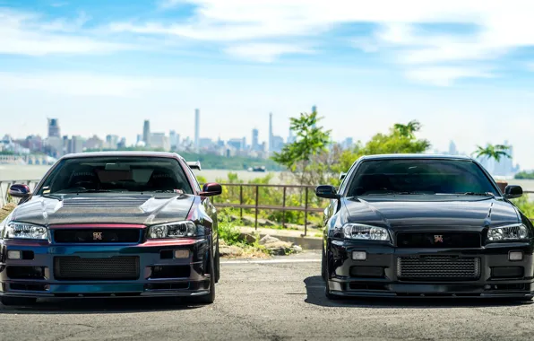 GTR, Nissan, Classic, Double, R34, Duet