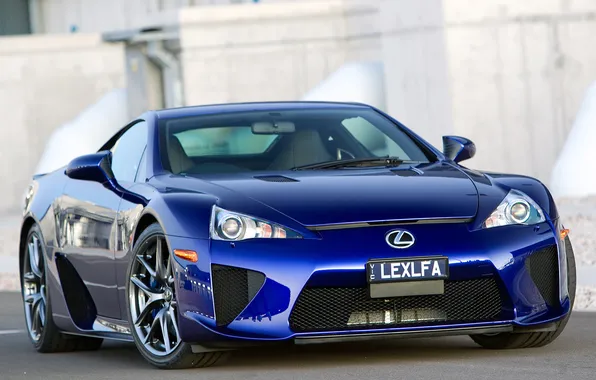 Картинка синий, Lexus, blue, лексус, AU-spec, LFA