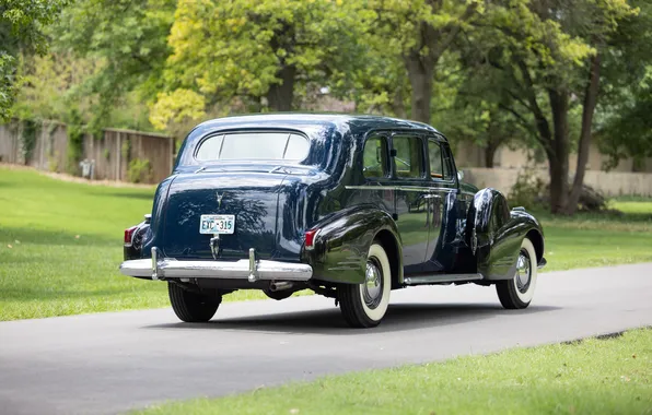 Cadillac, Imperial, ретро автомобили, Sedan, 1940, by Fleetwood, 7-passenger, Series 90