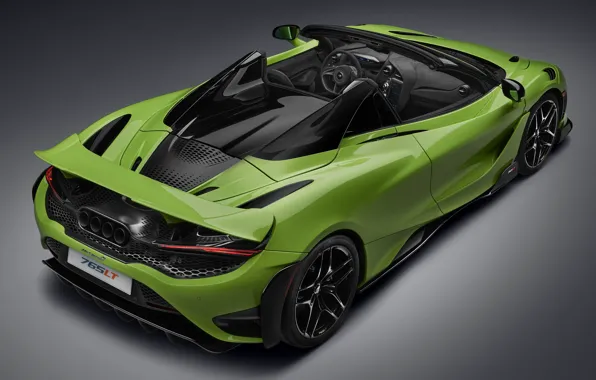 McLaren, серый фон, design, power, экстерьер, МакЛарен, sports car, technology