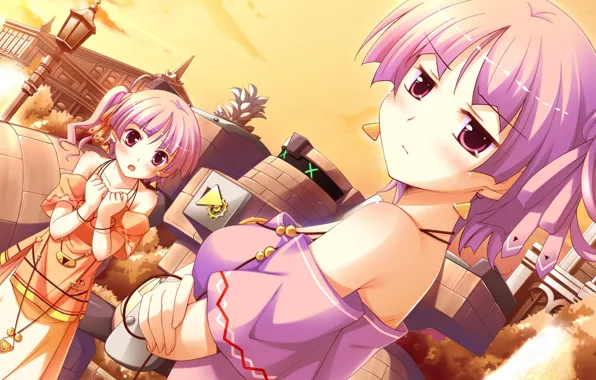 Картинка девушка, настроение, аниме, арт