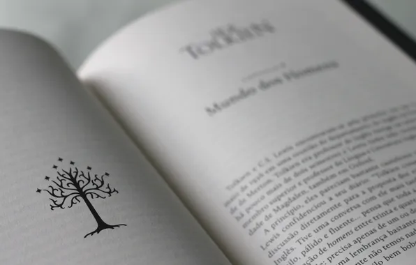 Дерево, рисунок, книга, страницы